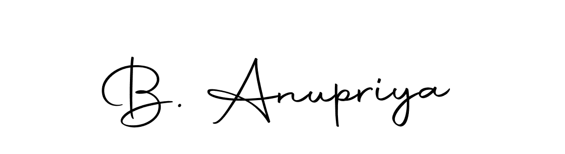 Make a beautiful signature design for name B. Anupriya. With this signature (Autography-DOLnW) style, you can create a handwritten signature for free. B. Anupriya signature style 10 images and pictures png