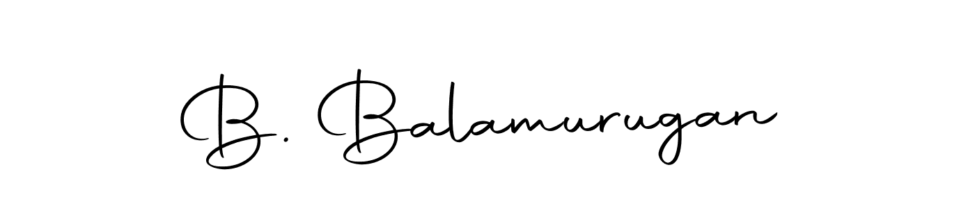 Design your own signature with our free online signature maker. With this signature software, you can create a handwritten (Autography-DOLnW) signature for name B. Balamurugan. B. Balamurugan signature style 10 images and pictures png