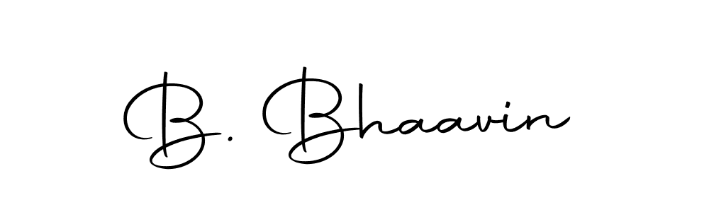 Design your own signature with our free online signature maker. With this signature software, you can create a handwritten (Autography-DOLnW) signature for name B. Bhaavin. B. Bhaavin signature style 10 images and pictures png