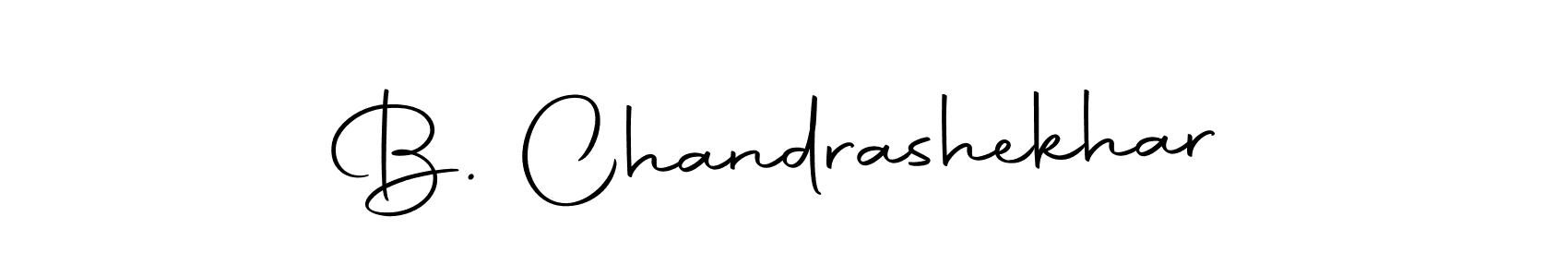 How to make B. Chandrashekhar name signature. Use Autography-DOLnW style for creating short signs online. This is the latest handwritten sign. B. Chandrashekhar signature style 10 images and pictures png