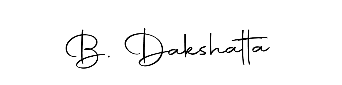 Make a beautiful signature design for name B. Dakshatta. With this signature (Autography-DOLnW) style, you can create a handwritten signature for free. B. Dakshatta signature style 10 images and pictures png