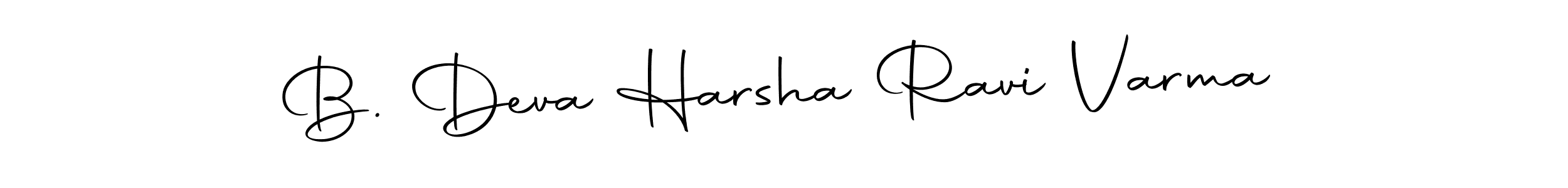 Make a beautiful signature design for name B. Deva Harsha Ravi Varma. Use this online signature maker to create a handwritten signature for free. B. Deva Harsha Ravi Varma signature style 10 images and pictures png