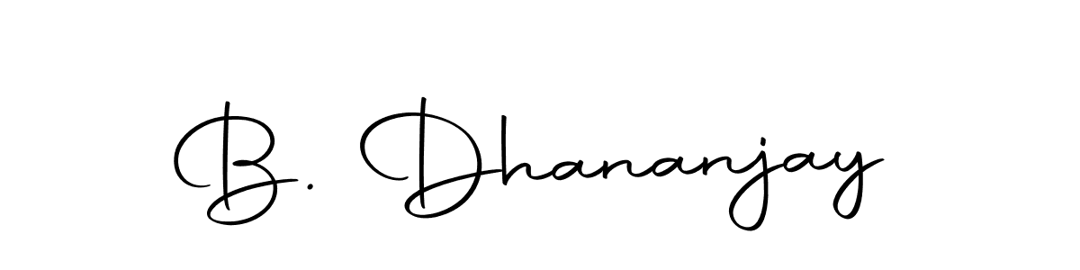 You should practise on your own different ways (Autography-DOLnW) to write your name (B. Dhananjay) in signature. don't let someone else do it for you. B. Dhananjay signature style 10 images and pictures png