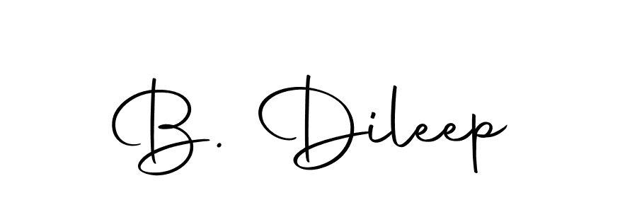 You should practise on your own different ways (Autography-DOLnW) to write your name (B. Dileep) in signature. don't let someone else do it for you. B. Dileep signature style 10 images and pictures png