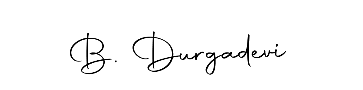 Create a beautiful signature design for name B. Durgadevi. With this signature (Autography-DOLnW) fonts, you can make a handwritten signature for free. B. Durgadevi signature style 10 images and pictures png