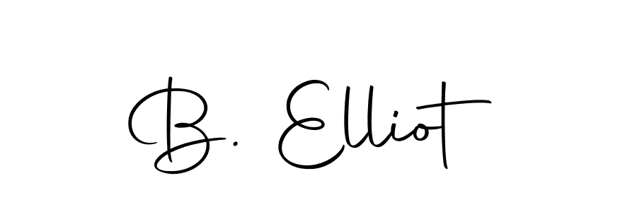 Use a signature maker to create a handwritten signature online. With this signature software, you can design (Autography-DOLnW) your own signature for name B. Elliot. B. Elliot signature style 10 images and pictures png