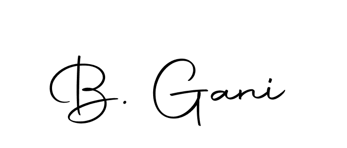 How to make B. Gani signature? Autography-DOLnW is a professional autograph style. Create handwritten signature for B. Gani name. B. Gani signature style 10 images and pictures png