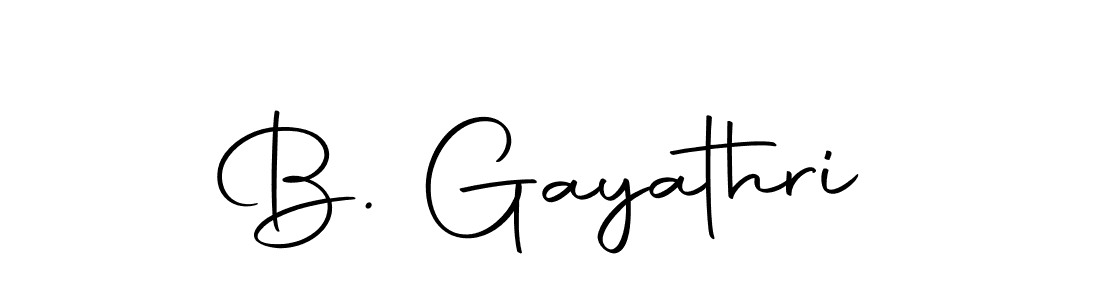 Also You can easily find your signature by using the search form. We will create B. Gayathri name handwritten signature images for you free of cost using Autography-DOLnW sign style. B. Gayathri signature style 10 images and pictures png