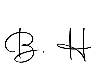 Create a beautiful signature design for name B. H. With this signature (Autography-DOLnW) fonts, you can make a handwritten signature for free. B. H signature style 10 images and pictures png