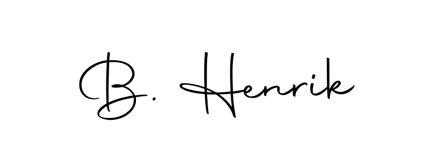 Also we have B. Henrik name is the best signature style. Create professional handwritten signature collection using Autography-DOLnW autograph style. B. Henrik signature style 10 images and pictures png