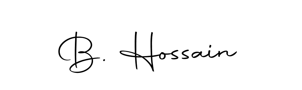 You can use this online signature creator to create a handwritten signature for the name B. Hossain. This is the best online autograph maker. B. Hossain signature style 10 images and pictures png