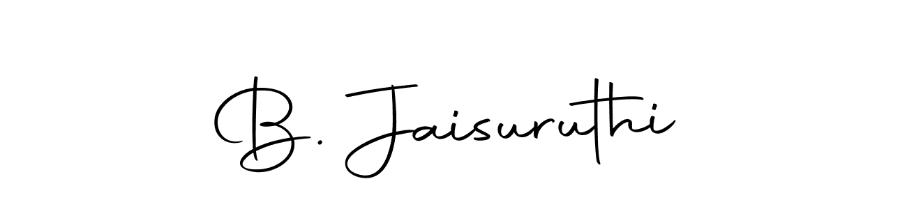 Here are the top 10 professional signature styles for the name B. Jaisuruthi. These are the best autograph styles you can use for your name. B. Jaisuruthi signature style 10 images and pictures png
