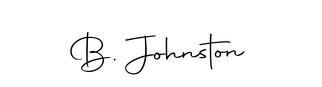 The best way (Autography-DOLnW) to make a short signature is to pick only two or three words in your name. The name B. Johnston include a total of six letters. For converting this name. B. Johnston signature style 10 images and pictures png