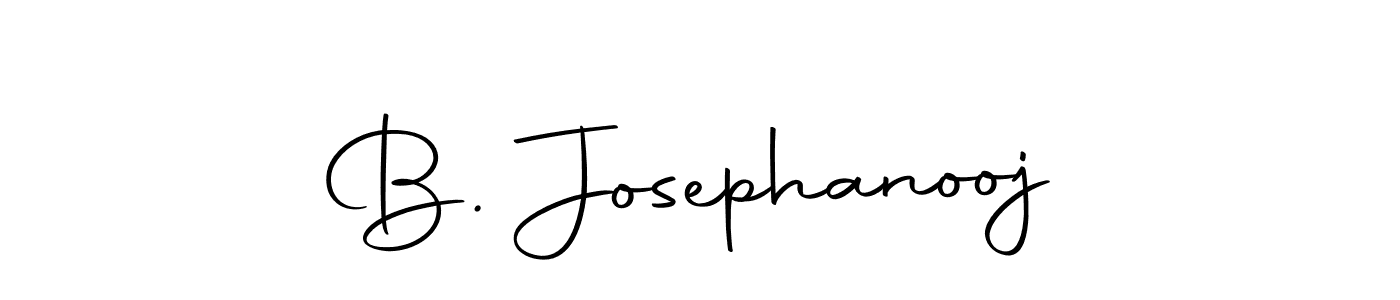 Use a signature maker to create a handwritten signature online. With this signature software, you can design (Autography-DOLnW) your own signature for name B. Josephanooj. B. Josephanooj signature style 10 images and pictures png