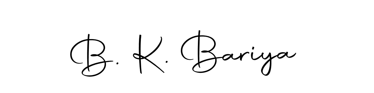 Similarly Autography-DOLnW is the best handwritten signature design. Signature creator online .You can use it as an online autograph creator for name B. K. Bariya. B. K. Bariya signature style 10 images and pictures png