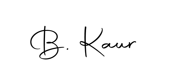 Use a signature maker to create a handwritten signature online. With this signature software, you can design (Autography-DOLnW) your own signature for name B. Kaur. B. Kaur signature style 10 images and pictures png