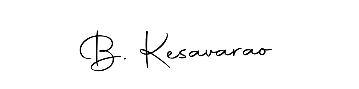 Design your own signature with our free online signature maker. With this signature software, you can create a handwritten (Autography-DOLnW) signature for name B. Kesavarao. B. Kesavarao signature style 10 images and pictures png