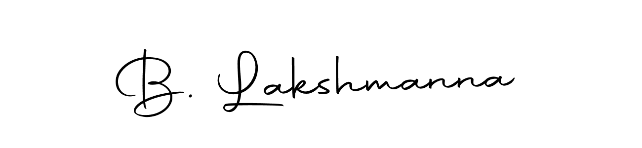 It looks lik you need a new signature style for name B. Lakshmanna. Design unique handwritten (Autography-DOLnW) signature with our free signature maker in just a few clicks. B. Lakshmanna signature style 10 images and pictures png