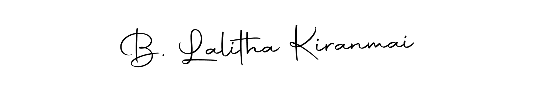 Similarly Autography-DOLnW is the best handwritten signature design. Signature creator online .You can use it as an online autograph creator for name B. Lalitha Kiranmai. B. Lalitha Kiranmai signature style 10 images and pictures png