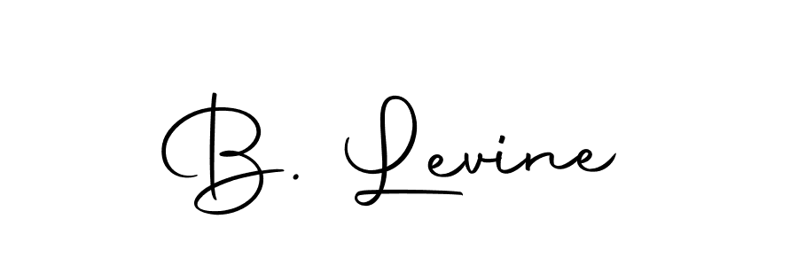 The best way (Autography-DOLnW) to make a short signature is to pick only two or three words in your name. The name B. Levine include a total of six letters. For converting this name. B. Levine signature style 10 images and pictures png