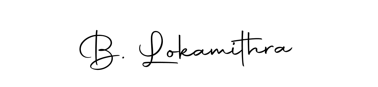 Use a signature maker to create a handwritten signature online. With this signature software, you can design (Autography-DOLnW) your own signature for name B. Lokamithra. B. Lokamithra signature style 10 images and pictures png