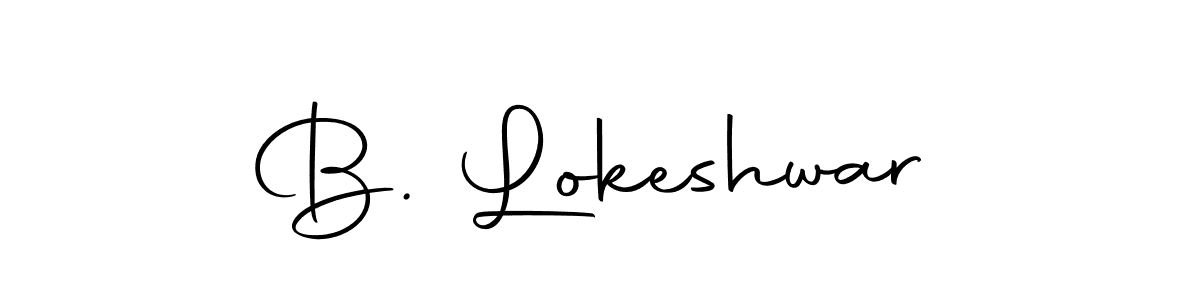 Make a beautiful signature design for name B. Lokeshwar. Use this online signature maker to create a handwritten signature for free. B. Lokeshwar signature style 10 images and pictures png