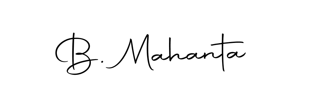 How to make B. Mahanta signature? Autography-DOLnW is a professional autograph style. Create handwritten signature for B. Mahanta name. B. Mahanta signature style 10 images and pictures png