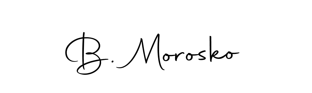 Make a beautiful signature design for name B. Morosko. Use this online signature maker to create a handwritten signature for free. B. Morosko signature style 10 images and pictures png