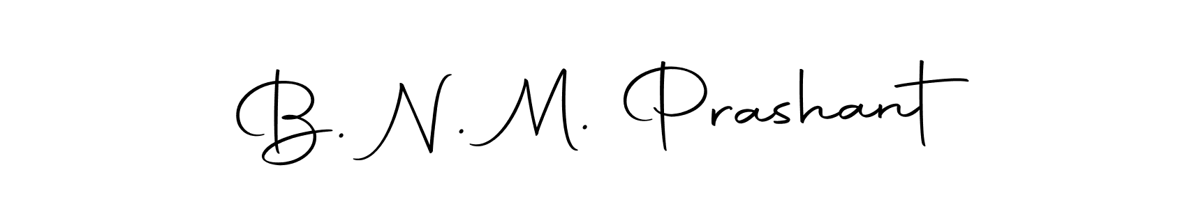 Make a beautiful signature design for name B. N. M. Prashant. Use this online signature maker to create a handwritten signature for free. B. N. M. Prashant signature style 10 images and pictures png
