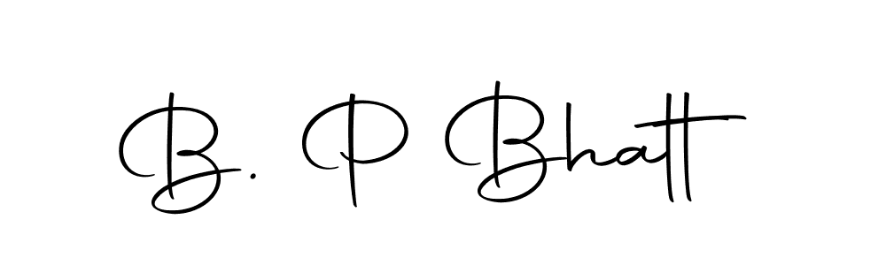 You should practise on your own different ways (Autography-DOLnW) to write your name (B. P Bhatt) in signature. don't let someone else do it for you. B. P Bhatt signature style 10 images and pictures png