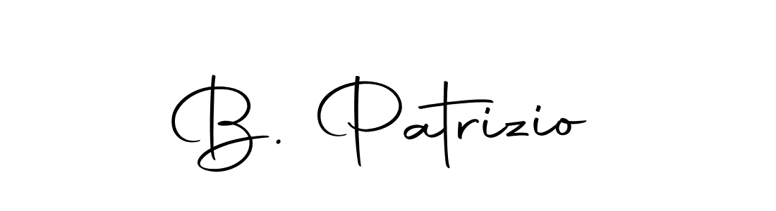 Design your own signature with our free online signature maker. With this signature software, you can create a handwritten (Autography-DOLnW) signature for name B. Patrizio. B. Patrizio signature style 10 images and pictures png