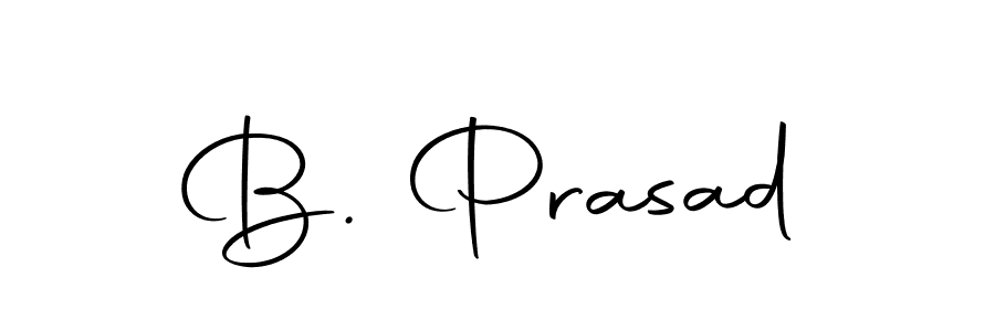 Make a beautiful signature design for name B. Prasad. With this signature (Autography-DOLnW) style, you can create a handwritten signature for free. B. Prasad signature style 10 images and pictures png