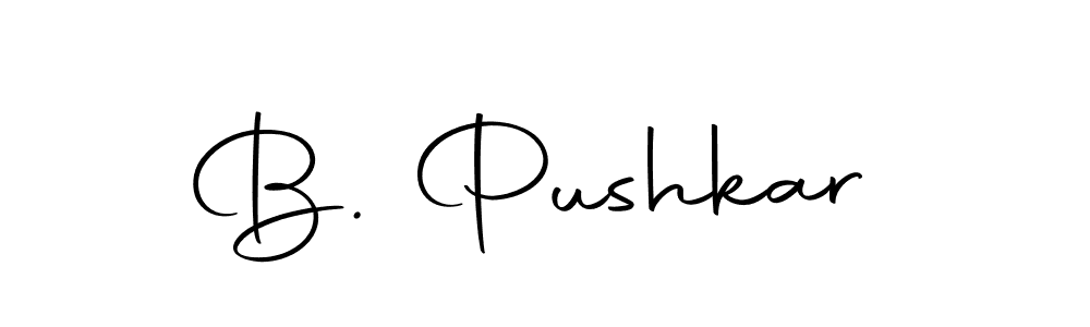 if you are searching for the best signature style for your name B. Pushkar. so please give up your signature search. here we have designed multiple signature styles  using Autography-DOLnW. B. Pushkar signature style 10 images and pictures png