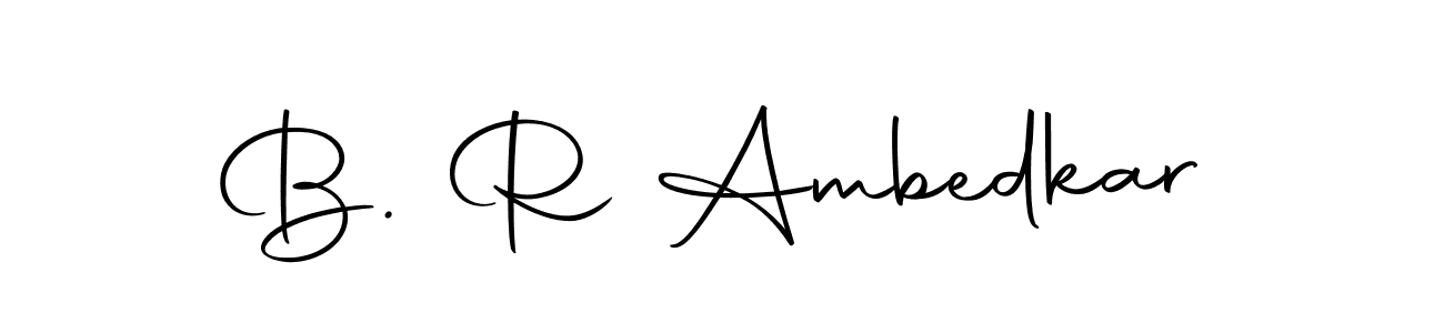 Use a signature maker to create a handwritten signature online. With this signature software, you can design (Autography-DOLnW) your own signature for name B. R Ambedkar. B. R Ambedkar signature style 10 images and pictures png