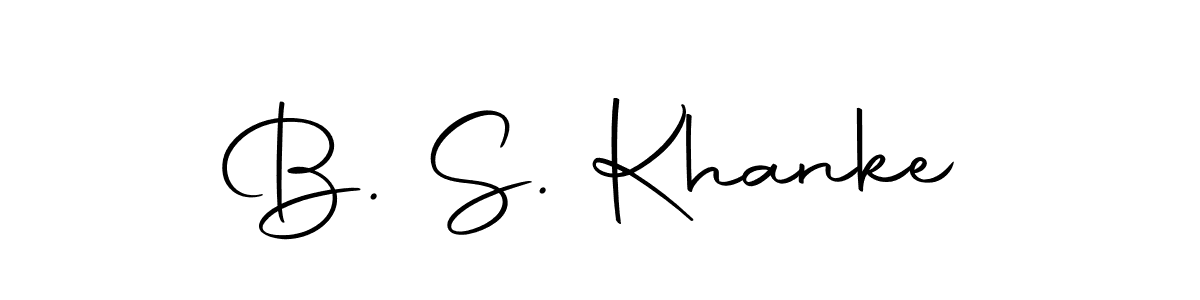 Best and Professional Signature Style for B. S. Khanke. Autography-DOLnW Best Signature Style Collection. B. S. Khanke signature style 10 images and pictures png