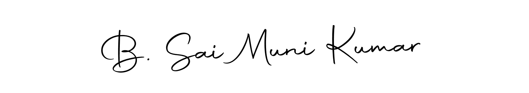 Also You can easily find your signature by using the search form. We will create B. Sai Muni Kumar name handwritten signature images for you free of cost using Autography-DOLnW sign style. B. Sai Muni Kumar signature style 10 images and pictures png