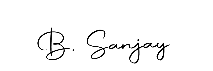 This is the best signature style for the B. Sanjay name. Also you like these signature font (Autography-DOLnW). Mix name signature. B. Sanjay signature style 10 images and pictures png