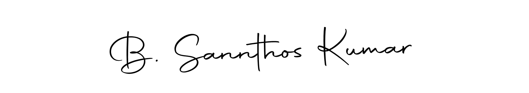 How to Draw B. Sannthos Kumar signature style? Autography-DOLnW is a latest design signature styles for name B. Sannthos Kumar. B. Sannthos Kumar signature style 10 images and pictures png