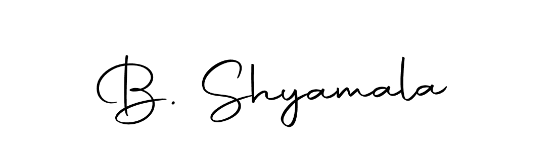 Once you've used our free online signature maker to create your best signature Autography-DOLnW style, it's time to enjoy all of the benefits that B. Shyamala name signing documents. B. Shyamala signature style 10 images and pictures png