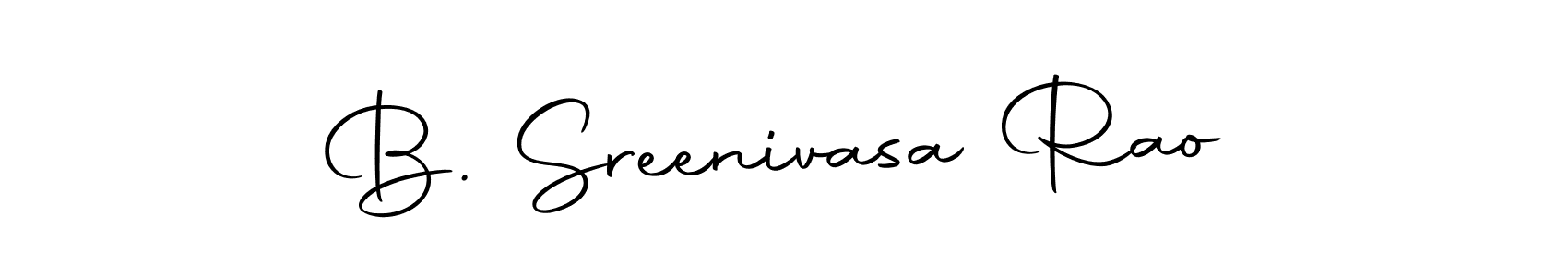 Create a beautiful signature design for name B. Sreenivasa Rao. With this signature (Autography-DOLnW) fonts, you can make a handwritten signature for free. B. Sreenivasa Rao signature style 10 images and pictures png