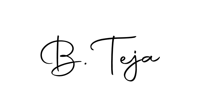 The best way (Autography-DOLnW) to make a short signature is to pick only two or three words in your name. The name B. Teja include a total of six letters. For converting this name. B. Teja signature style 10 images and pictures png