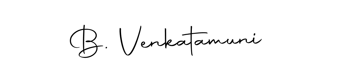 You can use this online signature creator to create a handwritten signature for the name B. Venkatamuni. This is the best online autograph maker. B. Venkatamuni signature style 10 images and pictures png