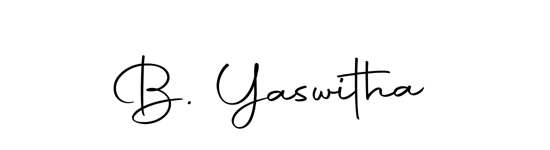 You can use this online signature creator to create a handwritten signature for the name B. Yaswitha. This is the best online autograph maker. B. Yaswitha signature style 10 images and pictures png