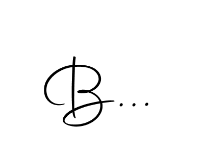 How to make B... name signature. Use Autography-DOLnW style for creating short signs online. This is the latest handwritten sign. B... signature style 10 images and pictures png