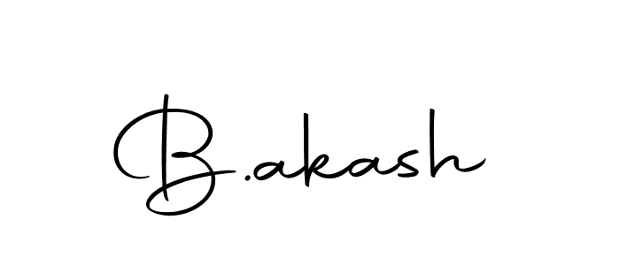 How to make B.akash signature? Autography-DOLnW is a professional autograph style. Create handwritten signature for B.akash name. B.akash signature style 10 images and pictures png