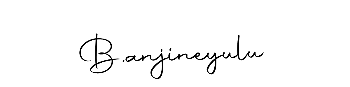 Use a signature maker to create a handwritten signature online. With this signature software, you can design (Autography-DOLnW) your own signature for name B.anjineyulu. B.anjineyulu signature style 10 images and pictures png