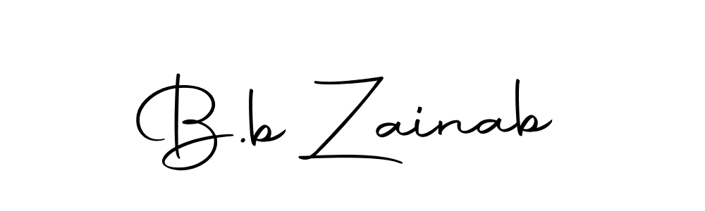 Use a signature maker to create a handwritten signature online. With this signature software, you can design (Autography-DOLnW) your own signature for name B.b Zainab. B.b Zainab signature style 10 images and pictures png