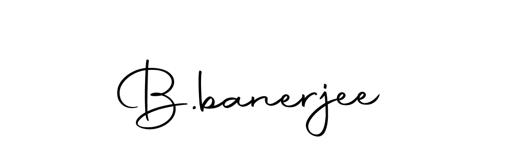 How to make B.banerjee name signature. Use Autography-DOLnW style for creating short signs online. This is the latest handwritten sign. B.banerjee signature style 10 images and pictures png