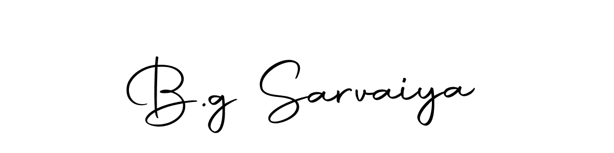How to make B.g Sarvaiya name signature. Use Autography-DOLnW style for creating short signs online. This is the latest handwritten sign. B.g Sarvaiya signature style 10 images and pictures png
