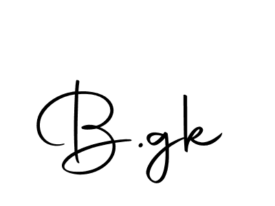 Also we have B.gk name is the best signature style. Create professional handwritten signature collection using Autography-DOLnW autograph style. B.gk signature style 10 images and pictures png